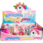 Multi-Color Putty 4.5in Container with Unicorn Inside (12 pcs)