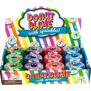 Donut Slime with Sprinkles Ast (24pcs)
