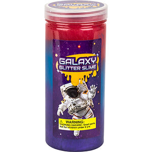 Galaxy Glitter Slime Tube 5in (12pcs)