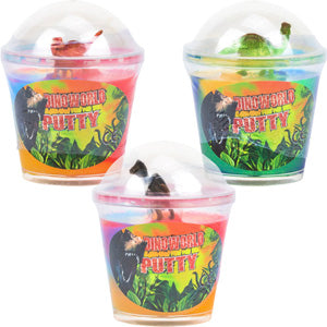 Multi Color Putty with Dinosaur Inside 4.5n (12pcs)