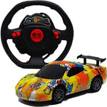 Remote Control 4gh Graffiti Car 6in with Steering Wheel (1ct.)