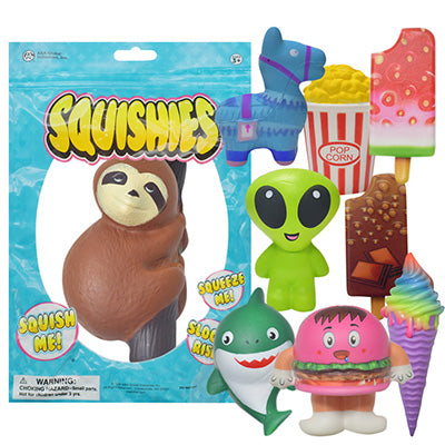 Assorted Bagged Squishy 4in-6in Mix (48pcs)