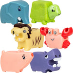 Block Style Rubber Animals 