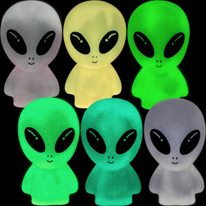 Glow-in-the-Dark Aliens 3in (50pcs)