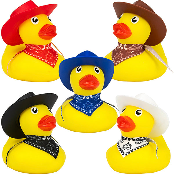 Ducks w/Cowboy Hats and Bandana 2in (50pcs)