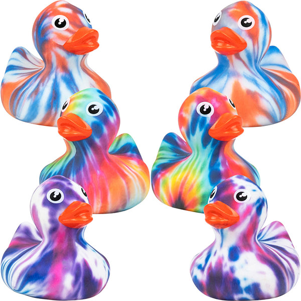 Tie Dye Ducks 2in (50pcs)
