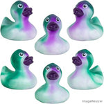 Rubber Marble Color Ducks 2in (50pcs)