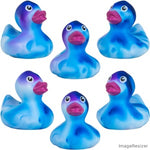 Rubber Marble Color Ducks 2in (50pcs)