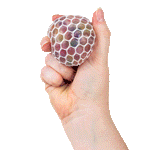 Rainbow 2.5in Mesh Bead Ball Display Box (12pcs)