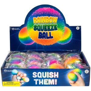 Rainbow Squeeze Flour Ball 4.33in (6pcs)