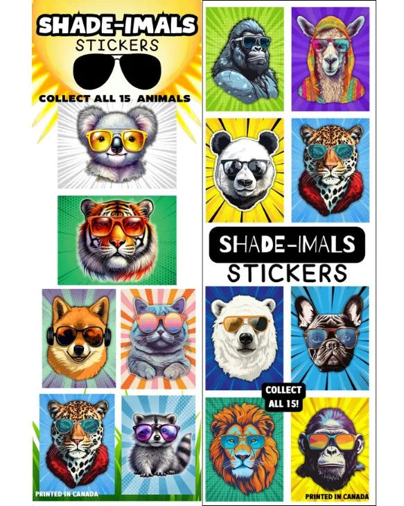 Shade-imals Stickers