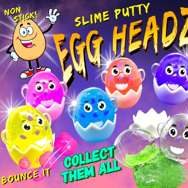 purple display for Egg Headz Slime