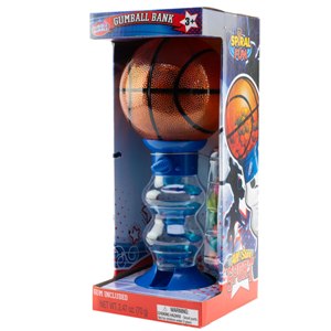 Dubble Bubble® 11in Basketball Gumball Bank w/Gumballs (6pcs)