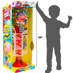 Dubble Bubble® 36in Metal Gumball Machine w/200pcs Gumballs - 1ct