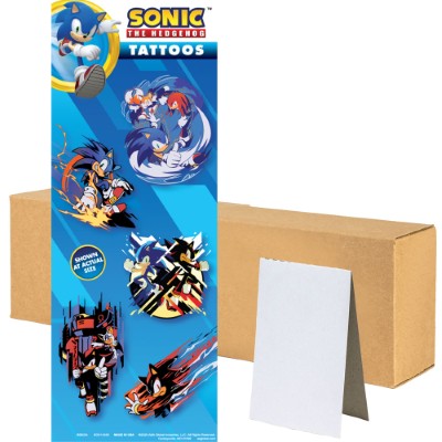 Sonic The Hedgehog™ Series 2 Tattoos in Folders - (300ct.)