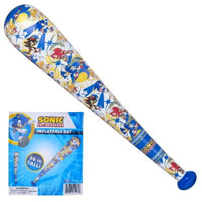 Sonic The Hedgehog™ 36in Inflatable Bat (12pcs)