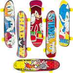 Sonic™ Finger Skateboards 4in Asst (12 pcs)