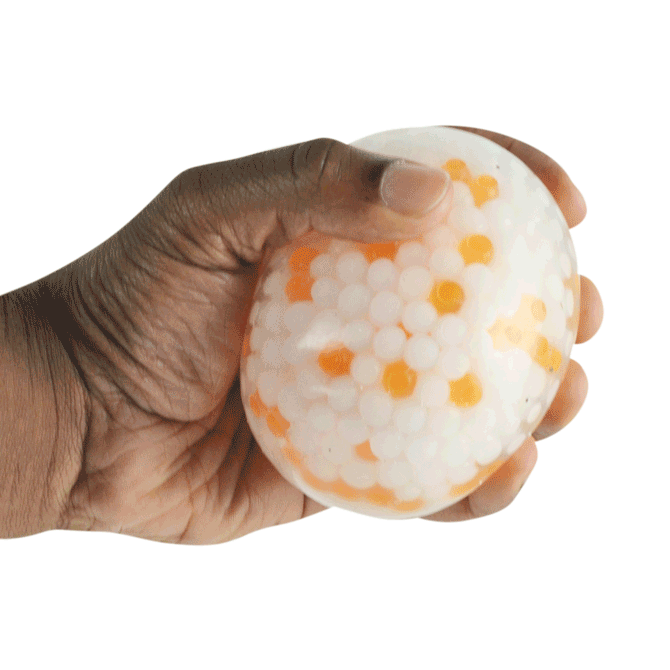 Sticky Splat DNA Ball w/Color Beads 4in (6 pcs)