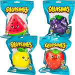 Squishy Bagged Funny Face Fruit 4.5in (12pcs)
