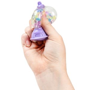 Squeezy Gumball Machine with Beads 2.5in Asst (24pcs)