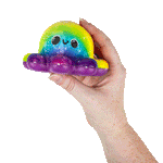 Squishy Octopus 4in Asst (12pcs)