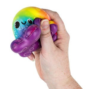 Squishy Octopus 4in Asst (12pcs)