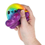 Squishy Octopus 4in Asst (12pcs)
