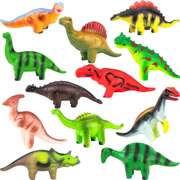 Squishy Dinosaur 9-10in Asst (12pcs)