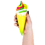 Squishy Ice Cream Cone 8in Asst (12pcs)