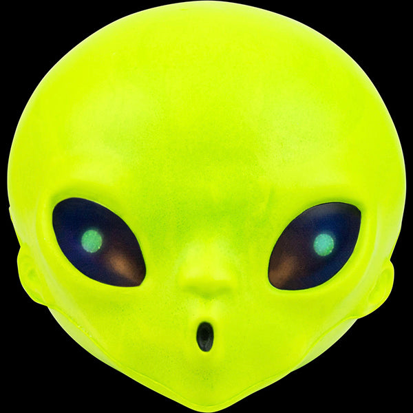 Jumbo Squishy Alien Head 8in with GID Eyes