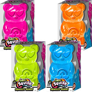 Sqweezy Gummy Bear 3.75in Asst (12pcs)