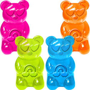 Sqweezy Gummy Bear 3.75in Asst (12pcs)