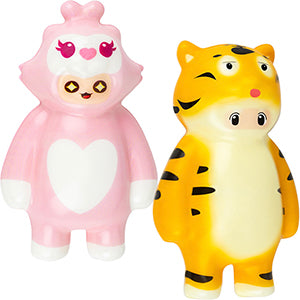 Squishy Animal Costume Character 4.5in Asst (12pcs)