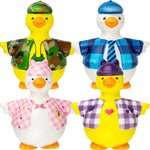 Squishy Duck in Clothes 4in Asst (12pcs)