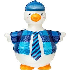 Squishy Duck in Clothes 4in Asst (12pcs)
