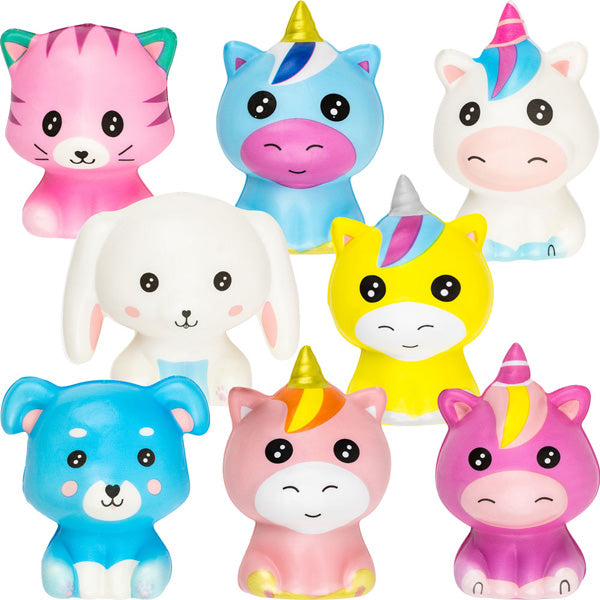 Squishy Animal 3in Asst (12pcs)