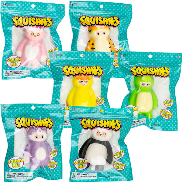 Squishy Bagged Animal Costume Character 4.5in Asst (12pcs)