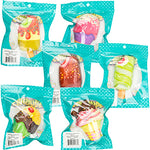 Squishy Bagged Ice Cream and Popsicle 4.5in Asst (12pcs)