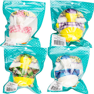 Squishy Bagged Duck in Clothes 4in Asst (12pcs)