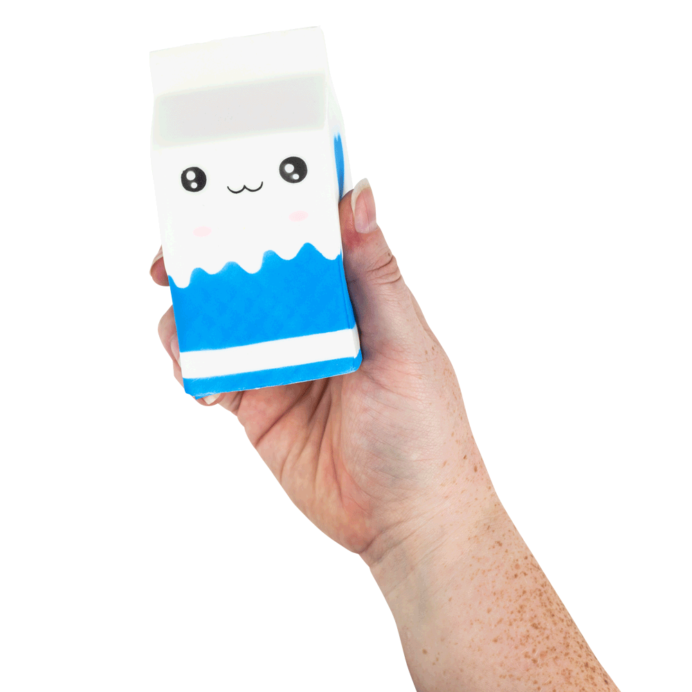 Squishy Milk Carton 4.5in Asst (12pcs)