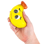 Squishy Bagged Geometric Fruit 4in Asst (12pcs)