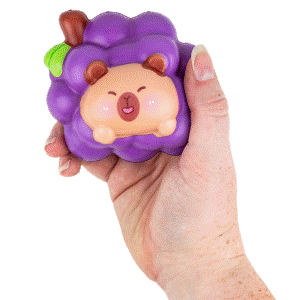 Squishy Bagged Capybara in Fruit 4in Asst (12pcs)