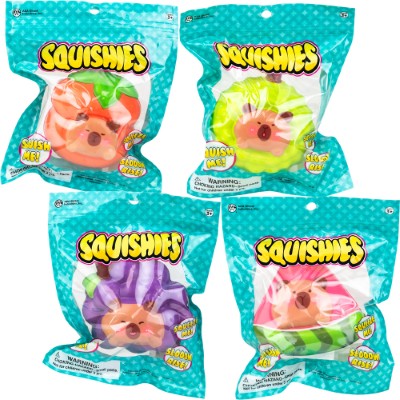 Squishy Bagged Capybara in Fruit 4in Asst (12pcs)