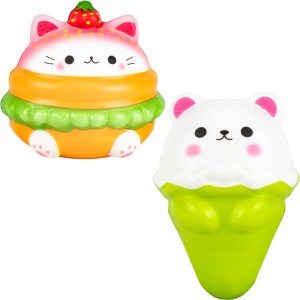 Squishy Bagged Snack Animals 4in (12pcs)
