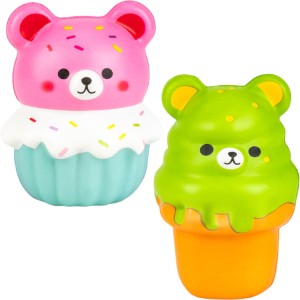 Squishy Bagged Snack Animals 4in (12pcs)