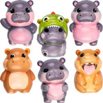 Squishy Bagged 4in Hippo (12pcs)