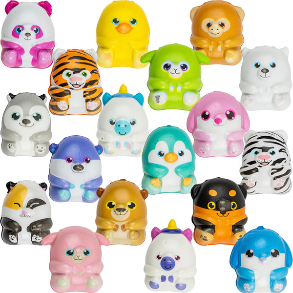 Squishy Animals in 2in Cap (250pcs)