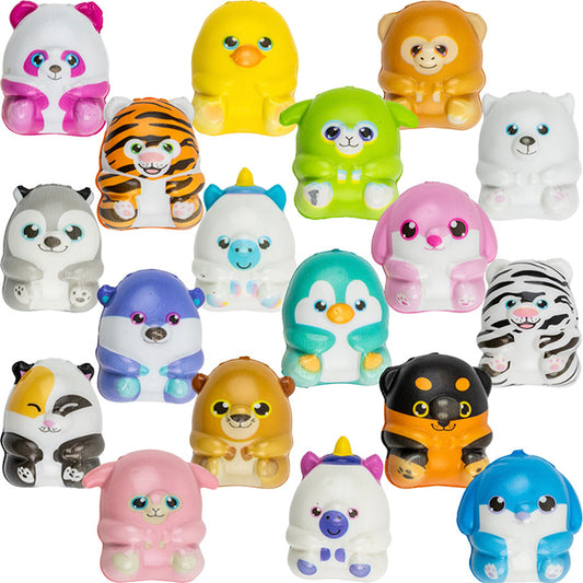 Squishy Animals in 2in Cap (250pcs)