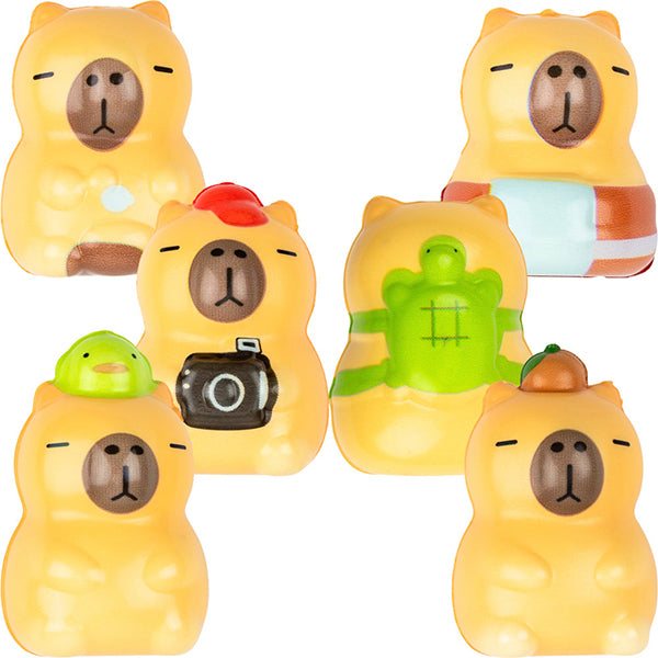 Squishy Capybara 2in Asst (50pcs)
