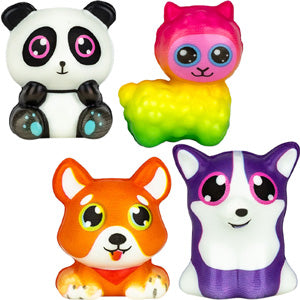 Squishy Big Eye Animal in 2in Capsule (250pcs)